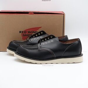 NEW Size 11.5 D Men's Red Wing Shop Moc Oxford Shoes 8090 Black